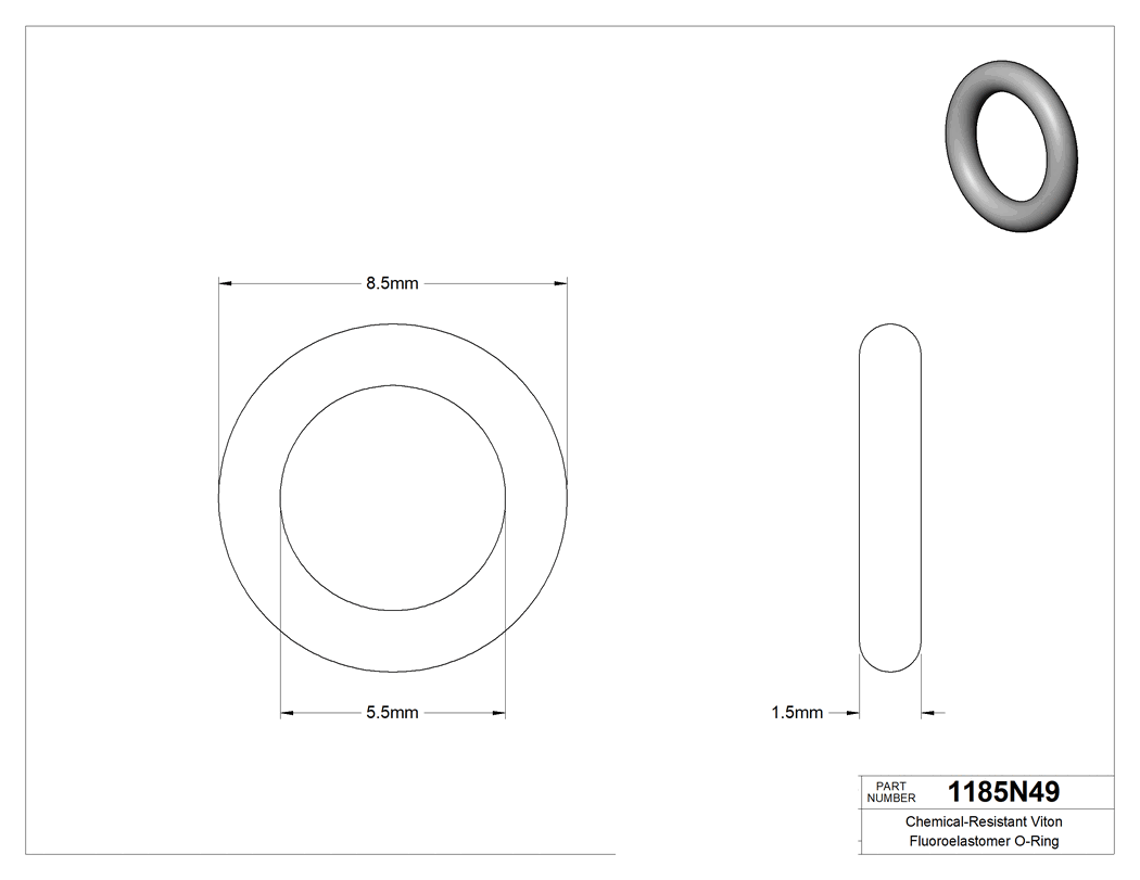 Technical drawing - 1185N49
